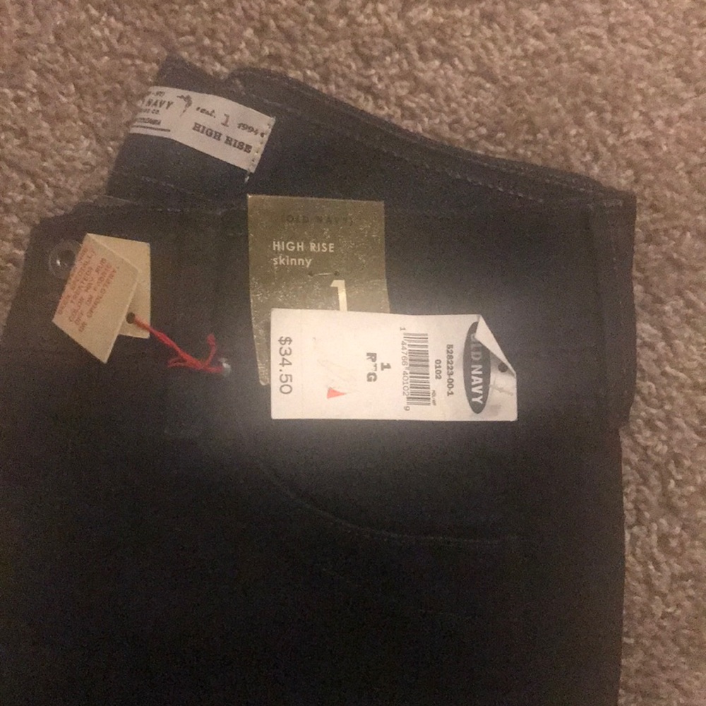 Ladies old navy jeans high rise skinny - Picture 2 of 4